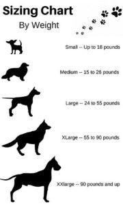 Medium dog best sale weight chart